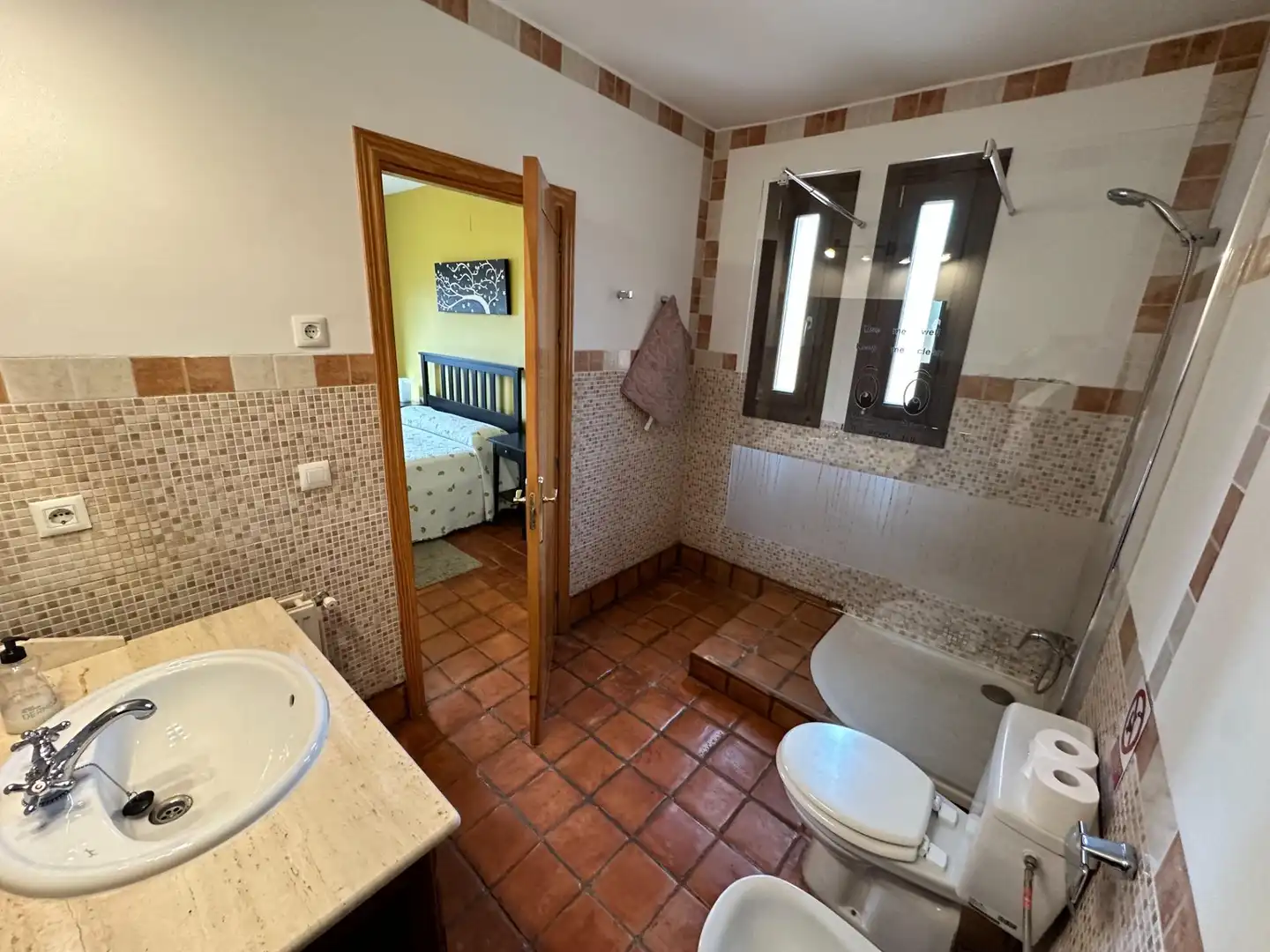 Baño de Casa o chalet en venta en Villalba de la Sierra con Aire acondicionado, Calefacción y Terraza