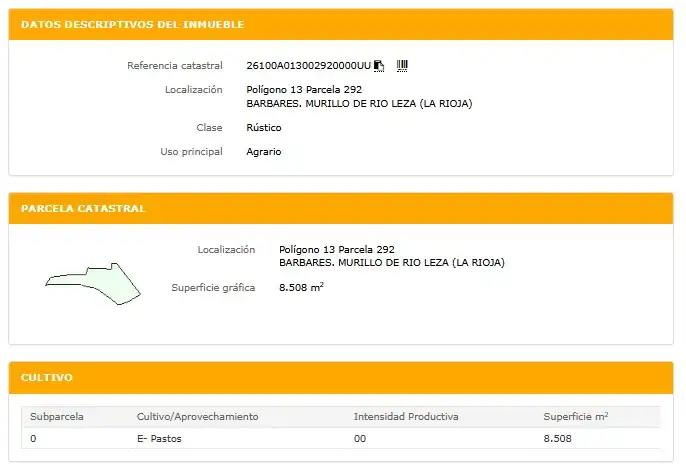 Terreny rústic en venda a Murillo de Río Leza, imagen 2