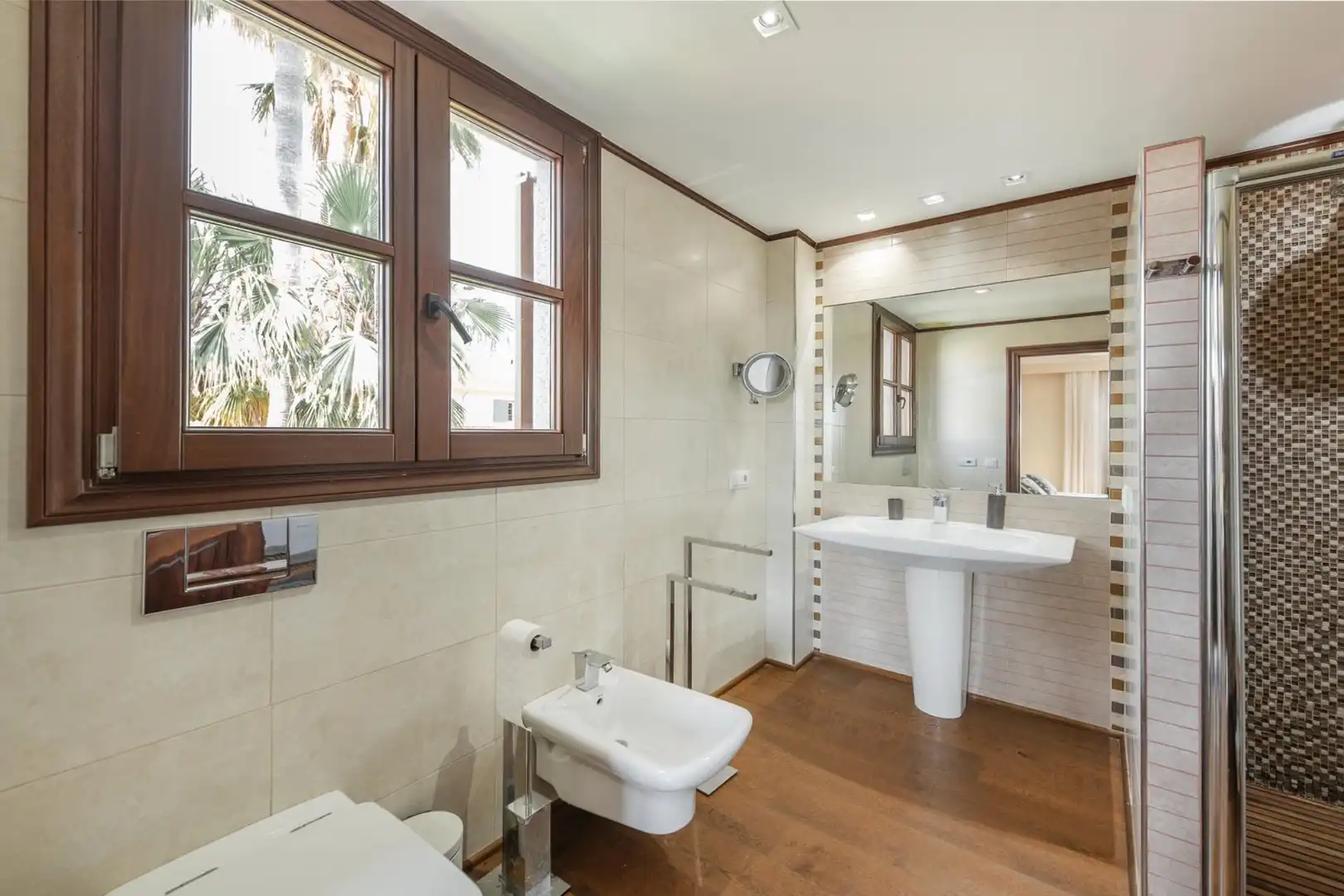 Bany de Casa o xalet de lloguer en Marratxí amb Aire condicionat, Jardí privat i Parquet