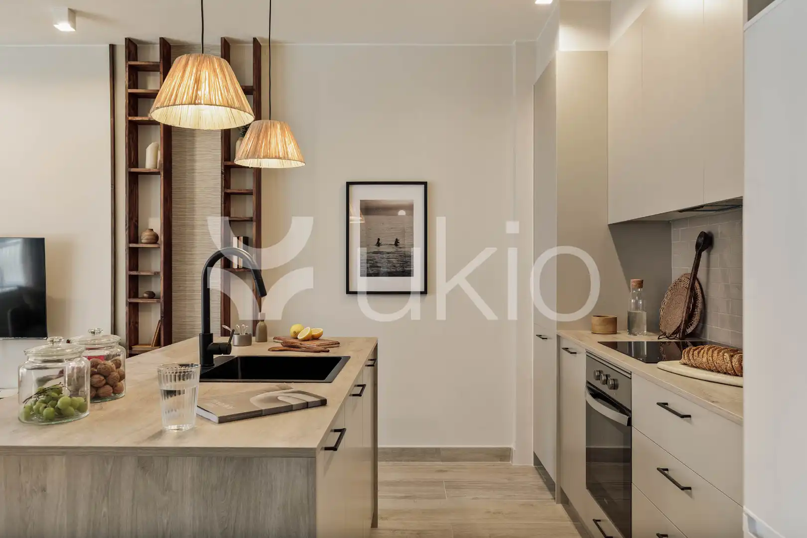 Kitchen of Apartments for rent in Barcelona  with Air Conditioner, Heating and Terrace