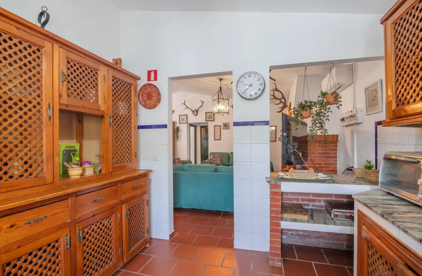 Cocina de Casa o chalet en venta en Aroche con Aire acondicionado, Jardín privado y Terraza