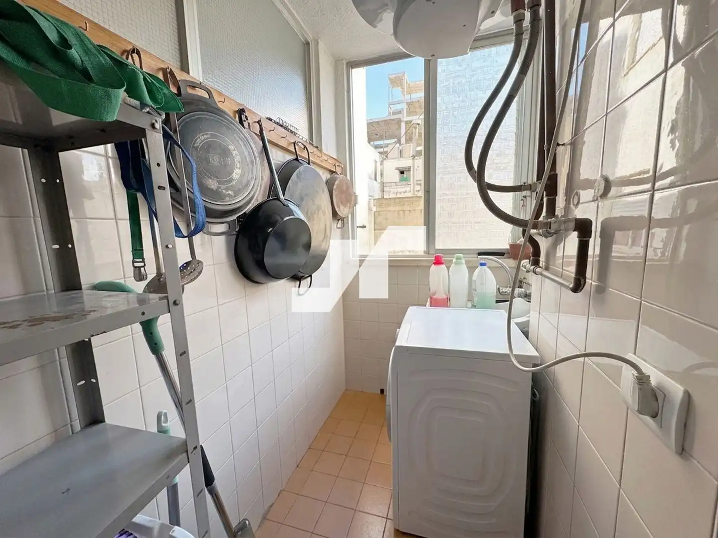 Kitchen of Flat for sale in Burriana / Borriana  with Air Conditioner, Terrace and Storage room