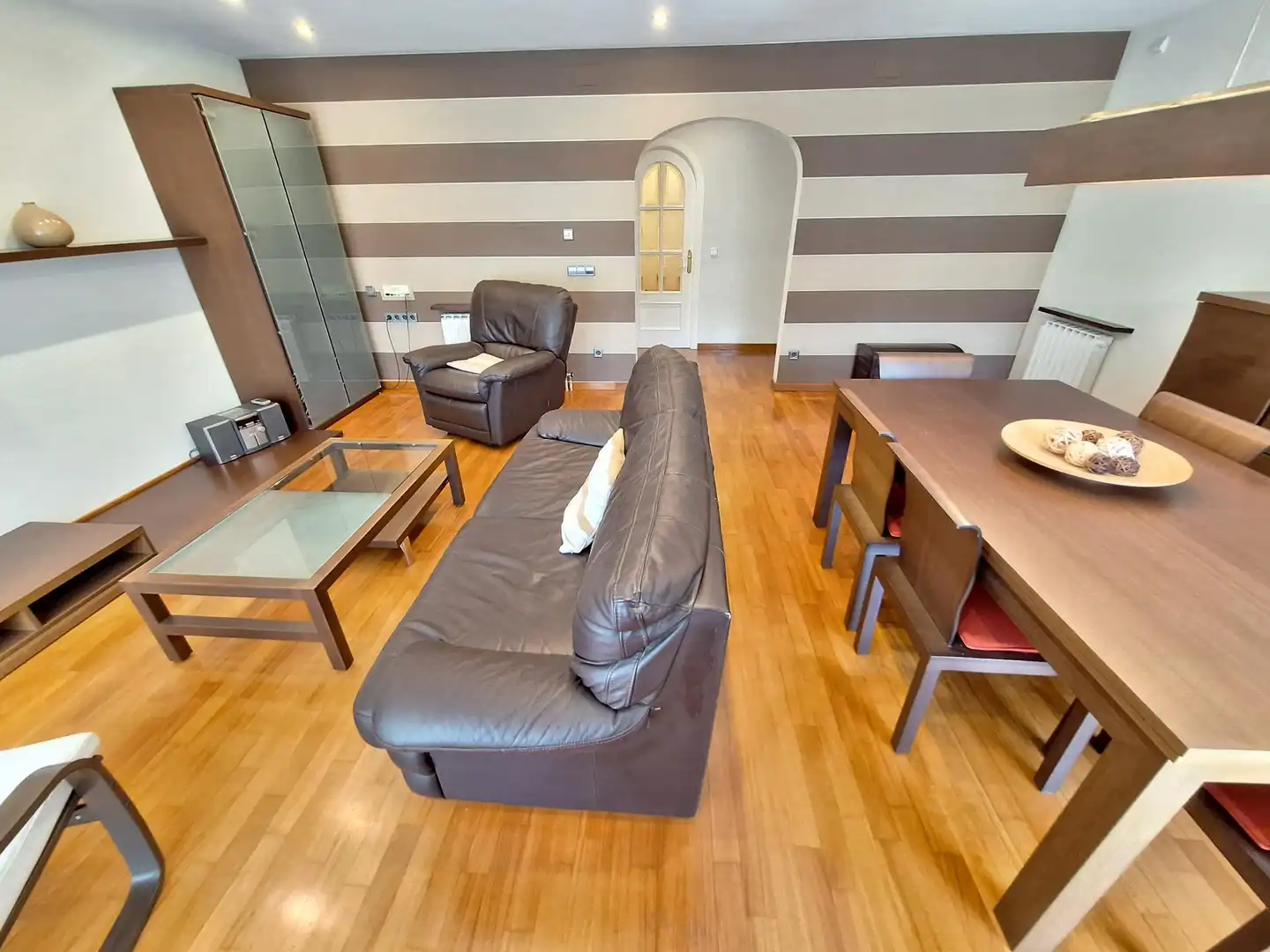 Living room of Flat for rent in Igualada  with Heating, Furnished and Balcony
