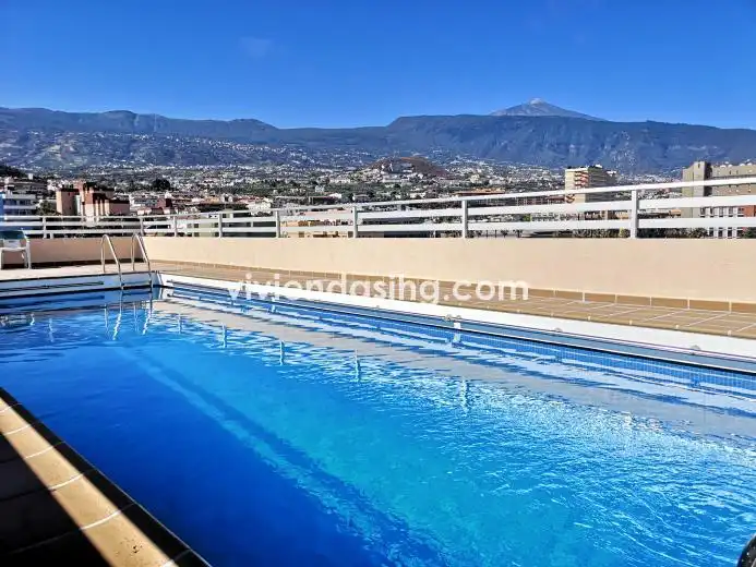 Schwimmbecken von Wohnung zur Miete in Puerto de la Cruz mit Terrasse, Möbliert und Waschmaschine