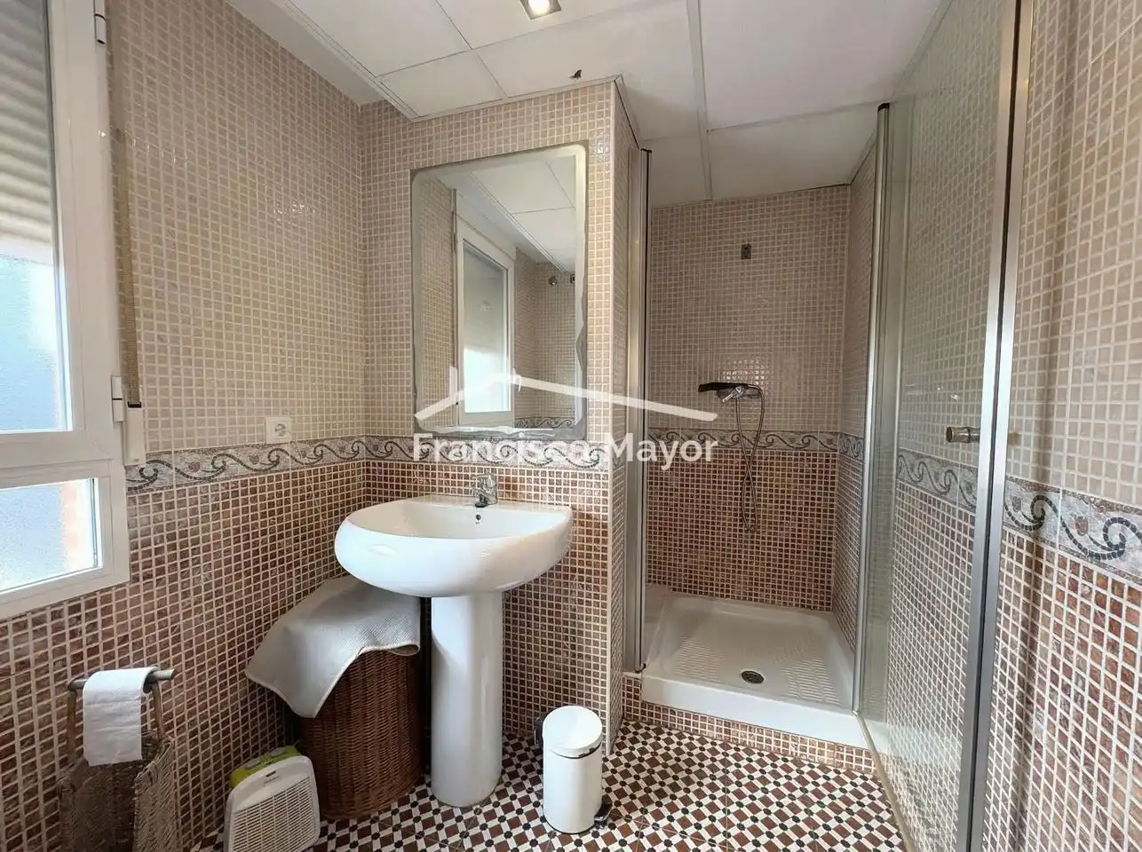 Bany de Dúplex en venda en Valencia amb Aire condicionat i Terrassa