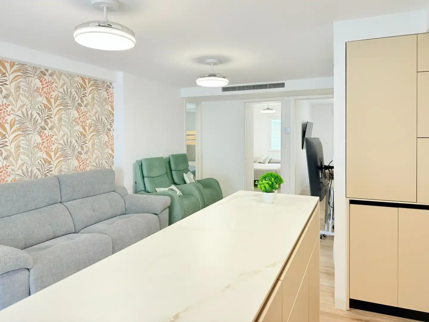 Living room of Apartments for sale in La Manga del Mar Menor  with Air Conditioner, Heating and Terrace