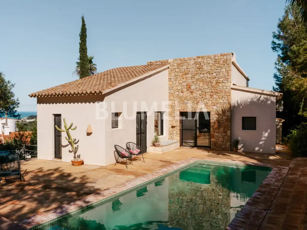 Exterior view of Houses for sale in Dénia  with Air Conditioner, Private garden and Terrace