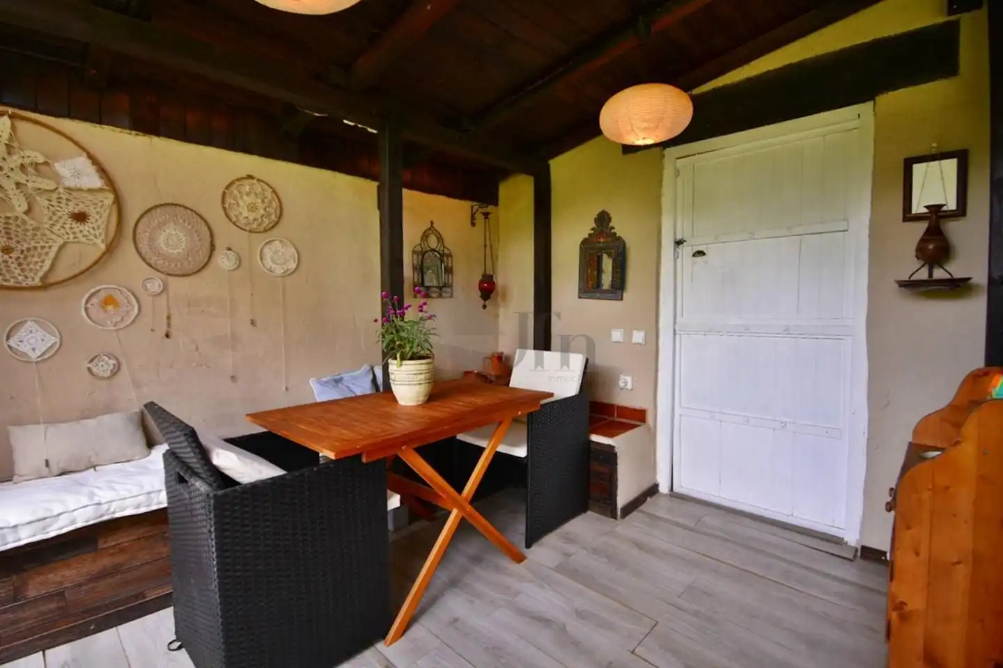 Terraza de Casa o chalet en venta en Olmedo con Calefacción, Jardín privado y Piscina comunitaria
