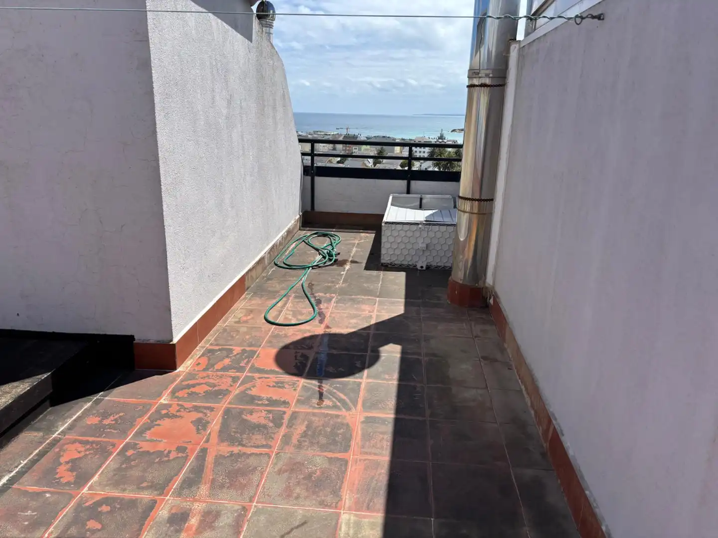 Terrace of Attic for sale in Foz  with Heating, Terrace and Furnished