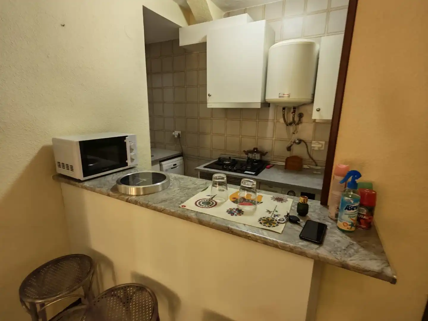 Kitchen of Flat for rent in Murcia  with Air Conditioner, Heating and Furnished