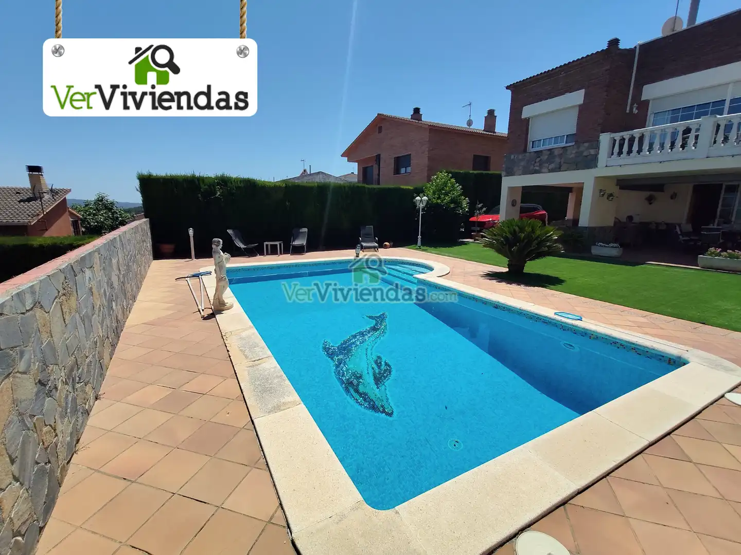 Piscina de Casa o xalet en venda en Esparreguera amb Aire condicionat, Calefacció i Jardí privat