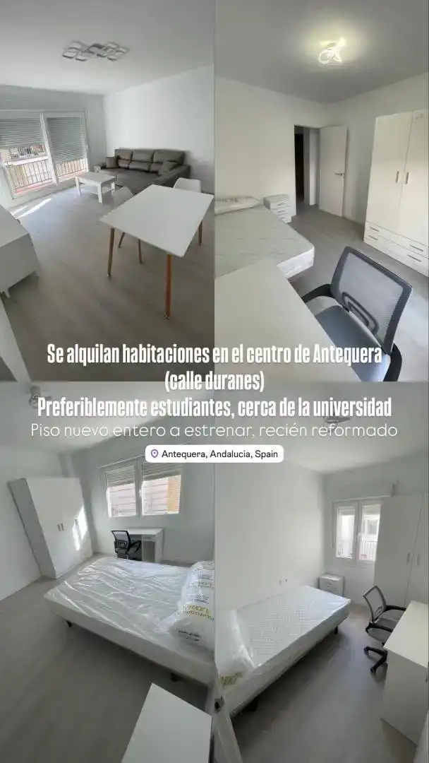 Exterior view of Flat for rent in Antequera  with Parquet flooring, Furnished and Balcony