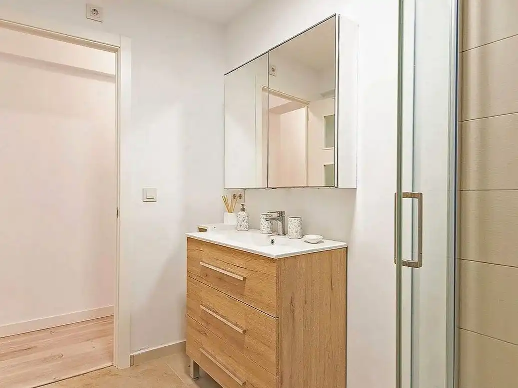 Baño de Apartamento para compartir en Huelva con Aire acondicionado y Amueblado