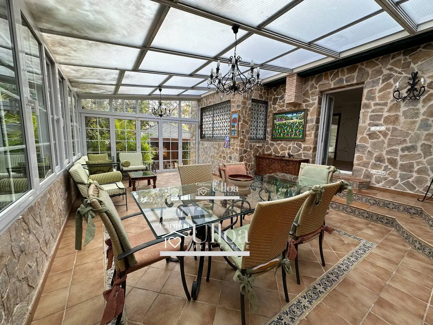 Terrassa de Casa o xalet en venda en Alicante / Alacant amb Aire condicionat, Calefacció i Jardí privat