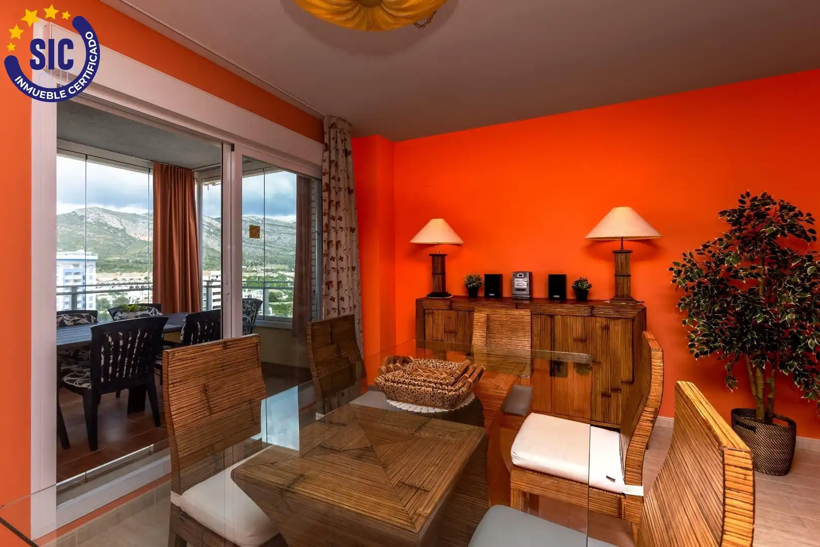 Comedor de Ático en venta en Oropesa del Mar / Orpesa con Aire acondicionado, Terraza y Amueblado