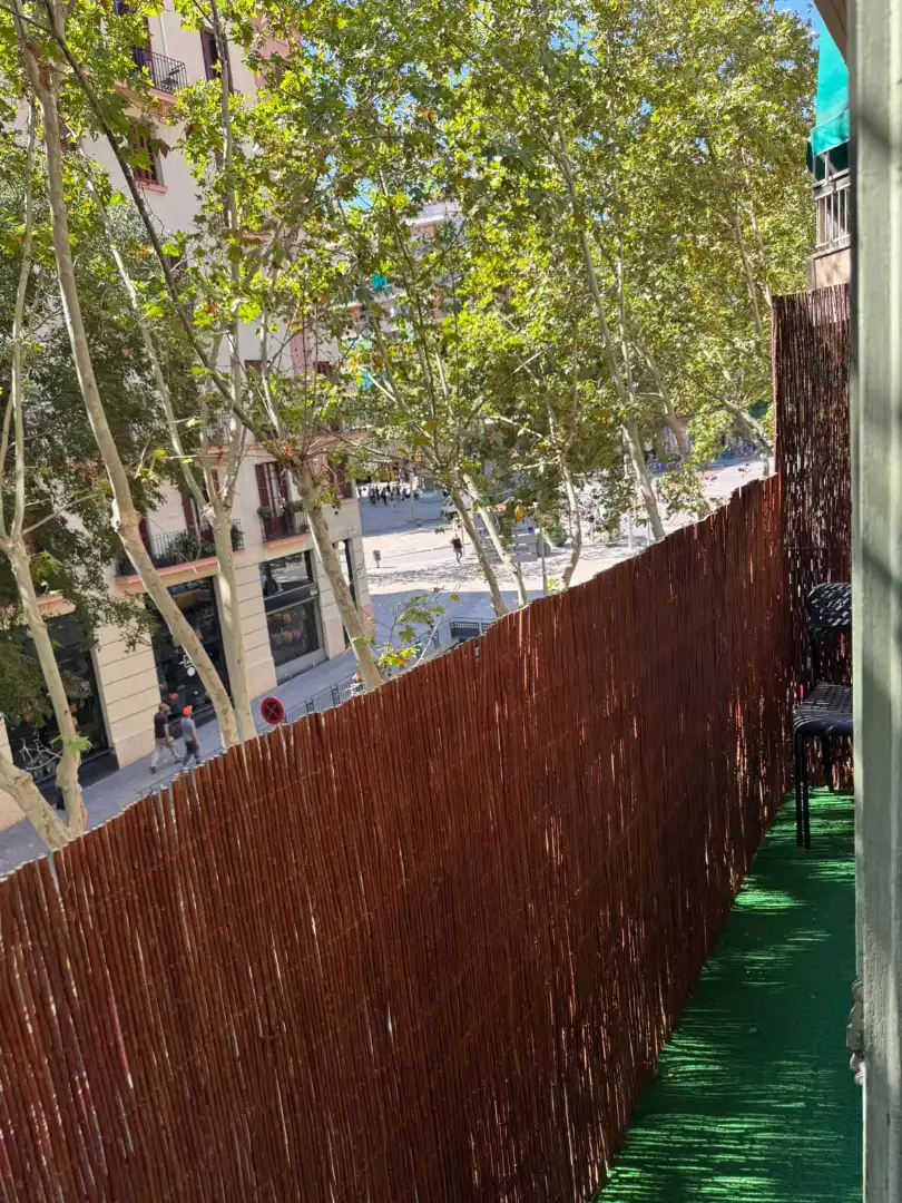 Vista exterior de Pis en venda en Barcelona amb Calefacció, Moblat i Balcó