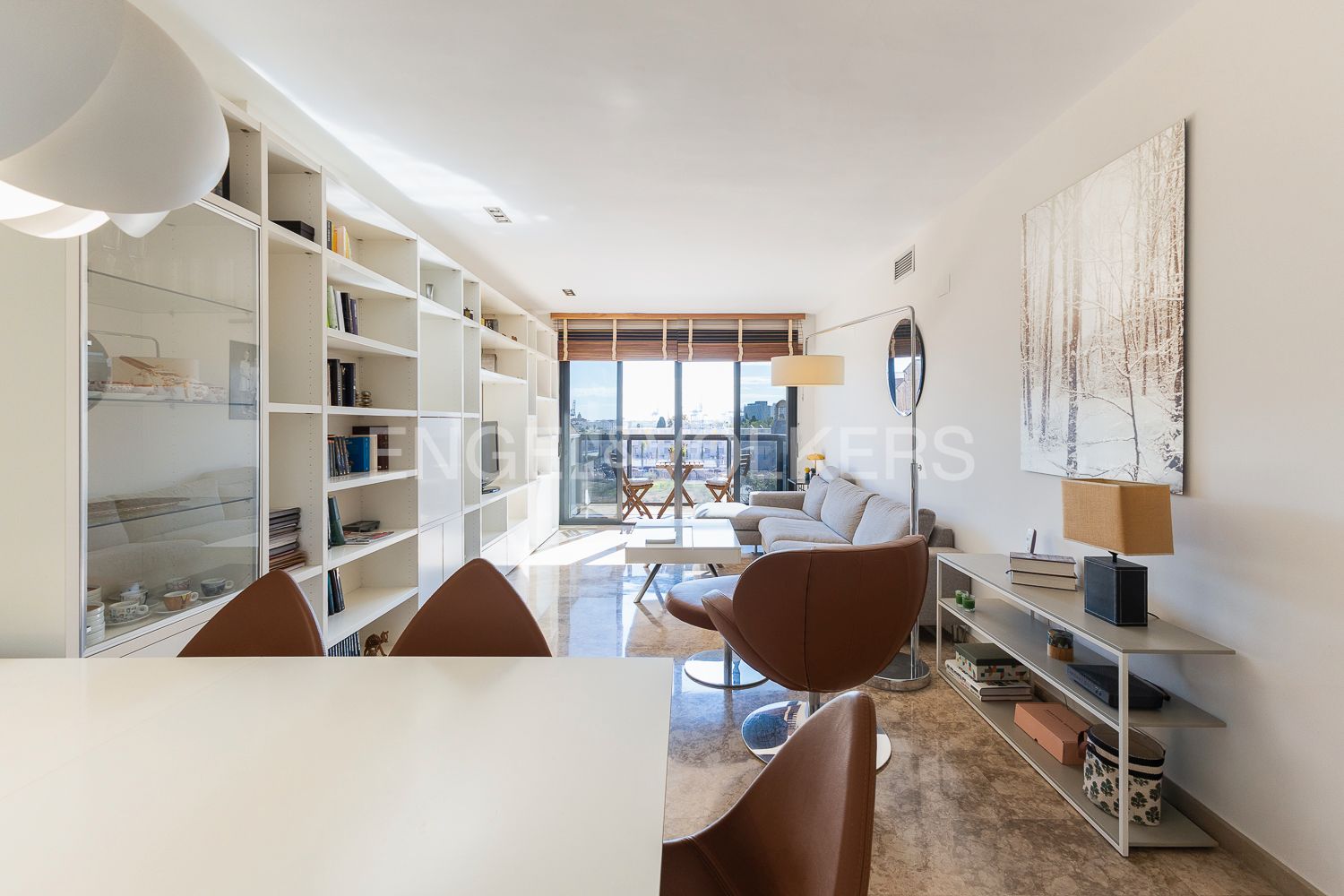 Living room of Apartment for sale in  Valencia Capital  with Air Conditioner, Heating and Private garden