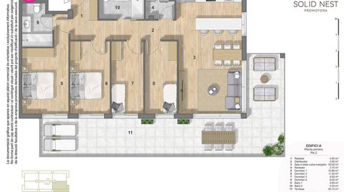 Foto 3 de Piso en venta en Carrer Francesc Macià, 13, Vilablareix, Girona