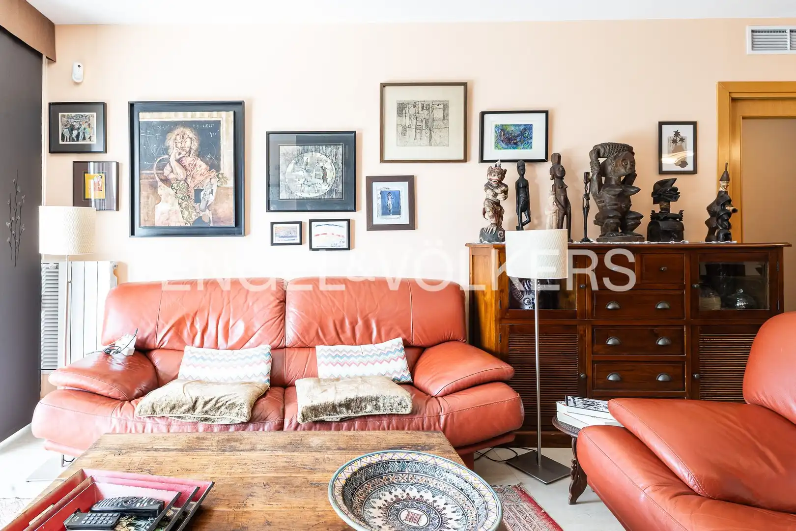 Sala de estar de Piso en venta en Badalona con Aire acondicionado, Calefacción y Terraza