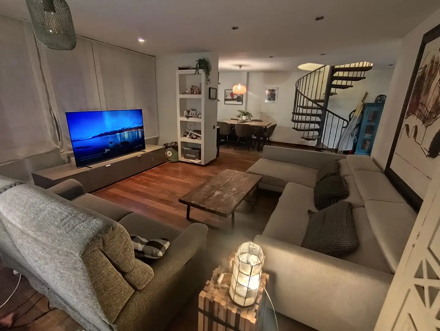Sala de estar de Dúplex en venta en Salou con Aire acondicionado, Calefacción y Parquet