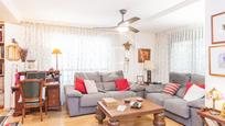 Living room of Flat for sale in  Madrid Capital  with Air Conditioner, Heating and Private garden