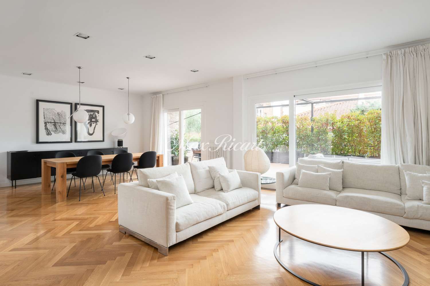 Living room of Flat to rent in  Barcelona Capital  with Air Conditioner, Terrace and Storage room