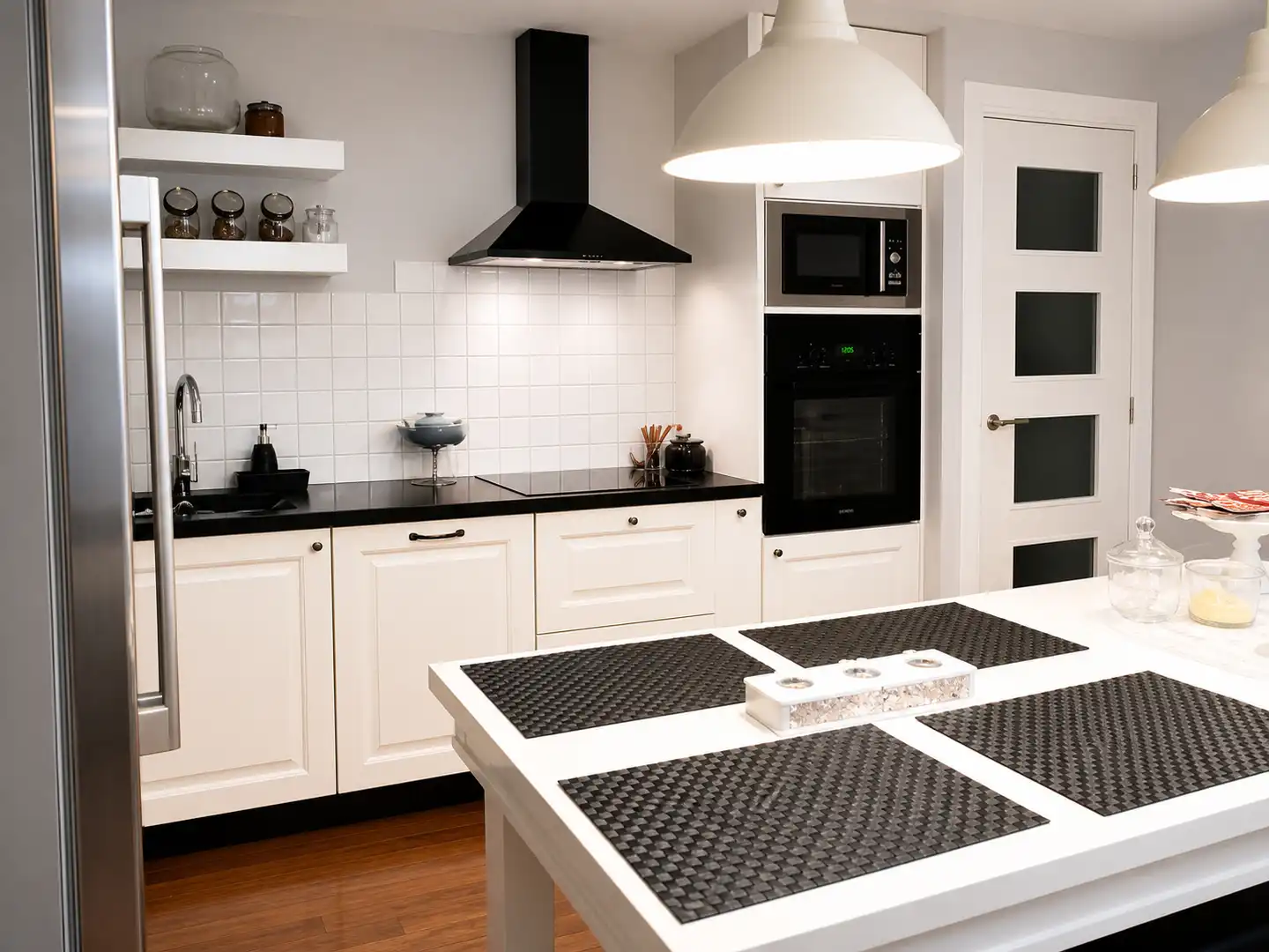 Kitchen of Flat for rent in Santander  with Heating, Terrace and Furnished