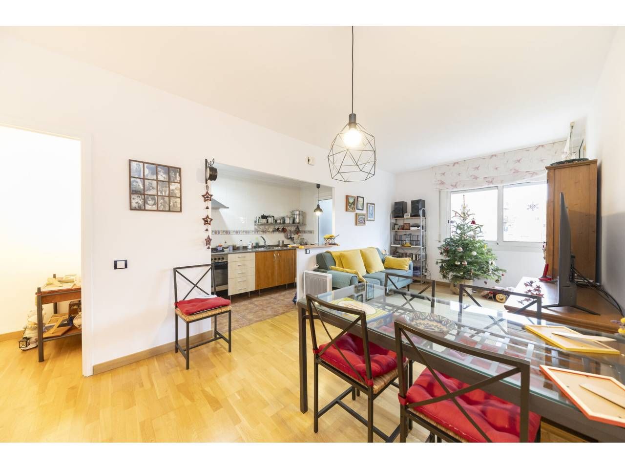 Sala d'estar de Pis en venda en Sabadell amb Parquet i Balcó