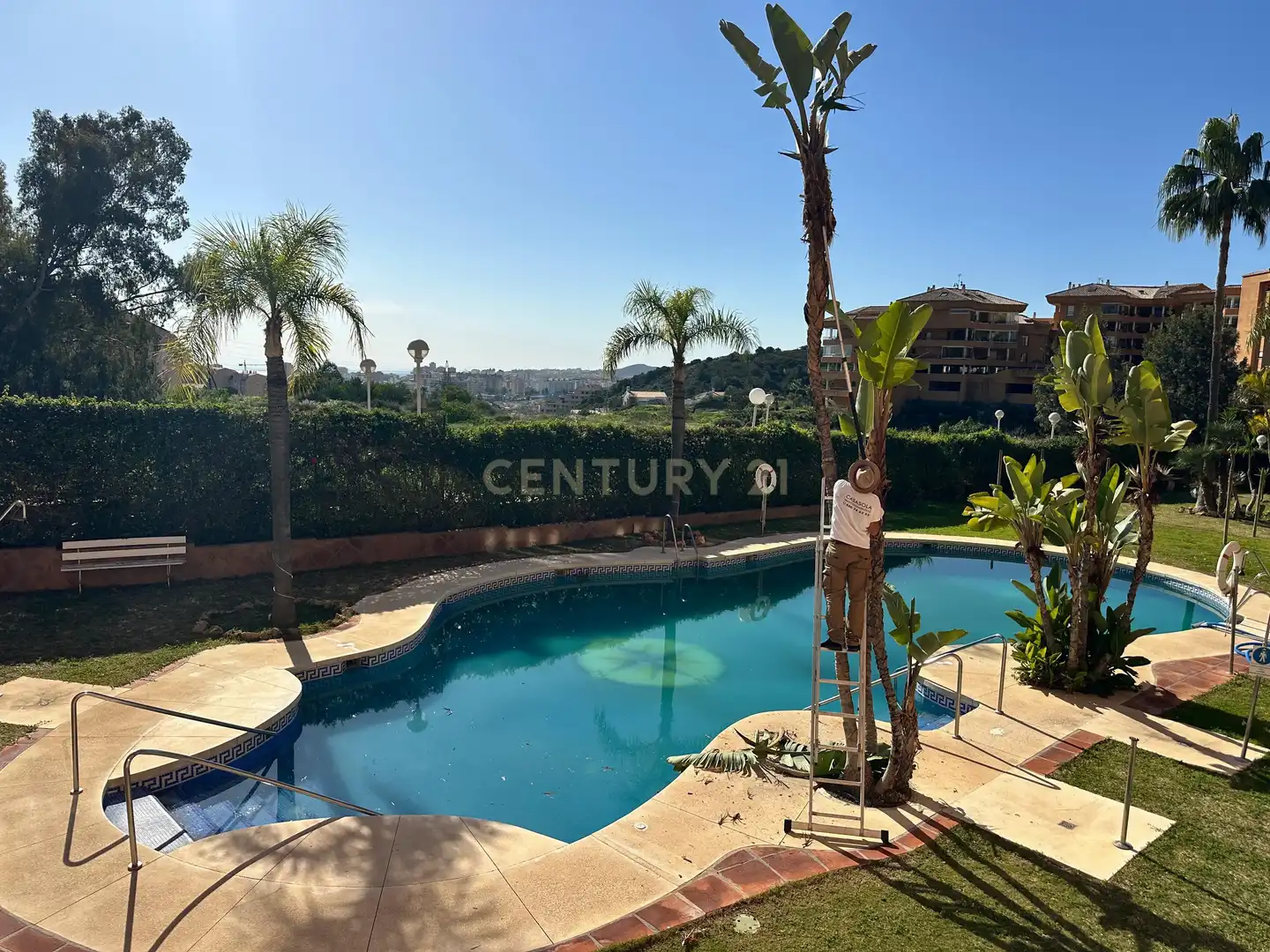 Garden of Apartments for sale in Fuengirola  with Air Conditioner, Private garden and Storage room