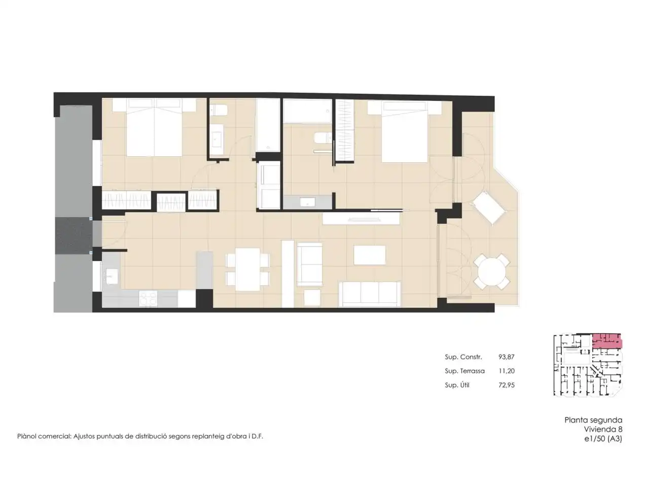 Wohnung mit Aufzug zum Verkauf in Calle President Macià 116, imagen 44