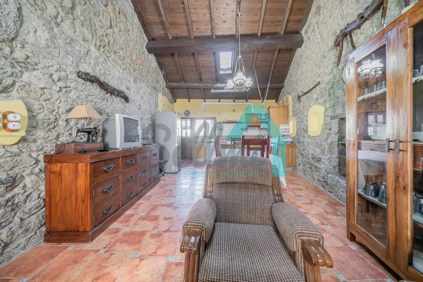 Living room of Houses for sale in Pravia  with Heating, Private garden and Parquet flooring