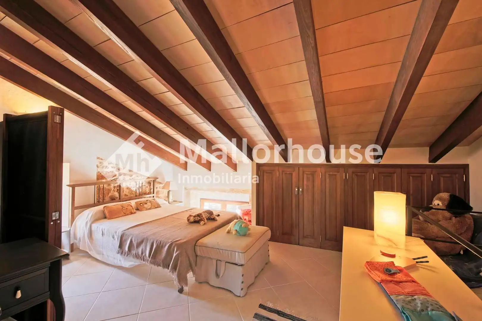 Bedroom of Detached homes for sale in Alcúdia  with Air Conditioner, Private garden and Terrace