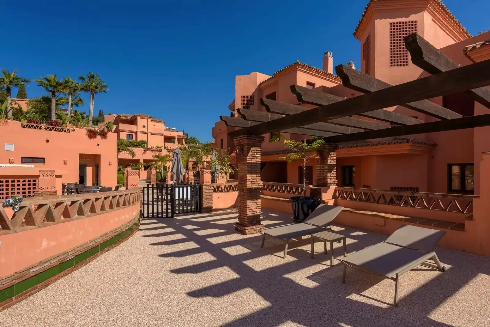 Terraza de Planta baja en venta en Estepona con Aire acondicionado, Terraza y Piscina