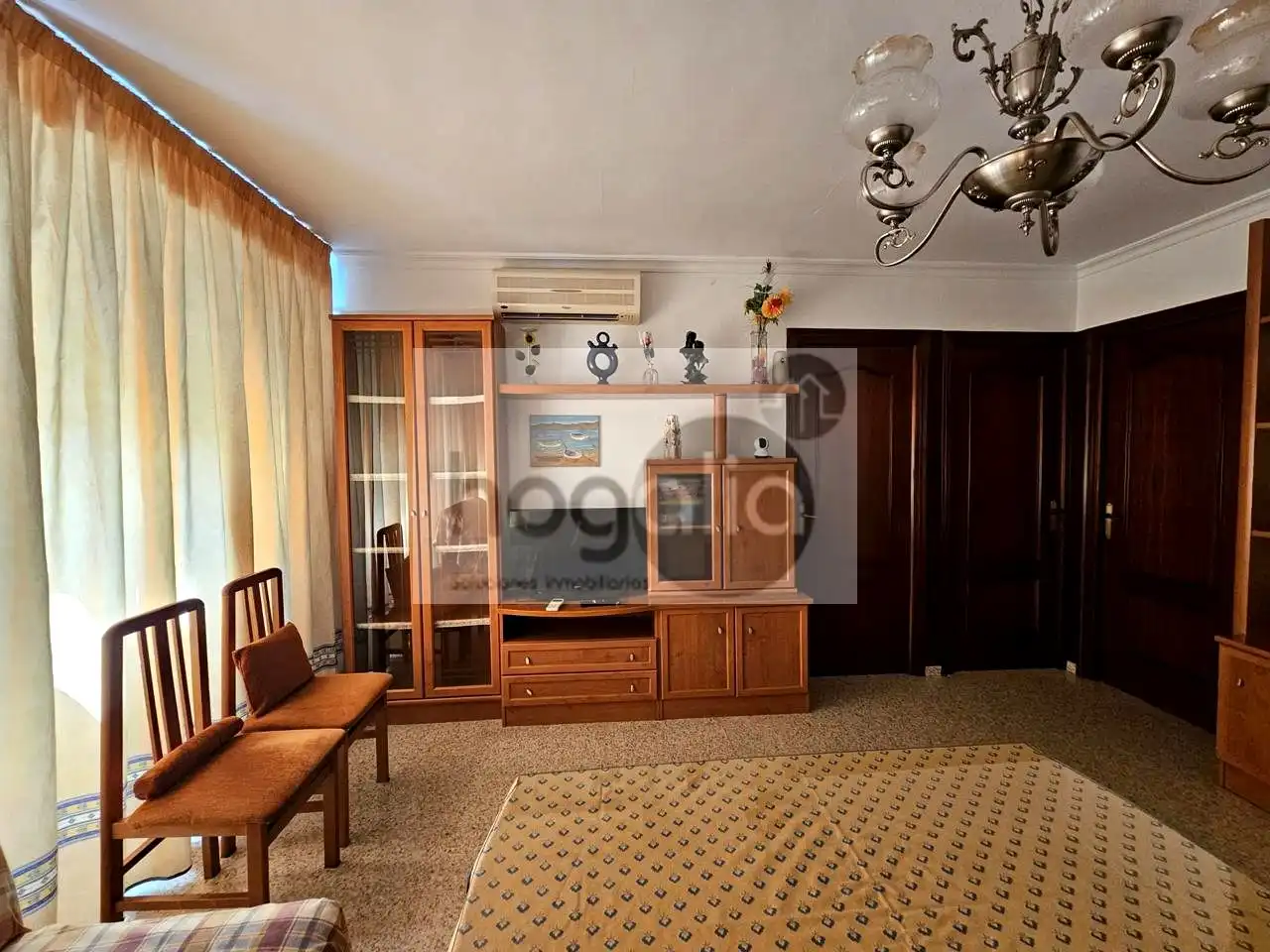Sala de estar de Piso de alquiler en Sevilla con Aire acondicionado y Amueblado