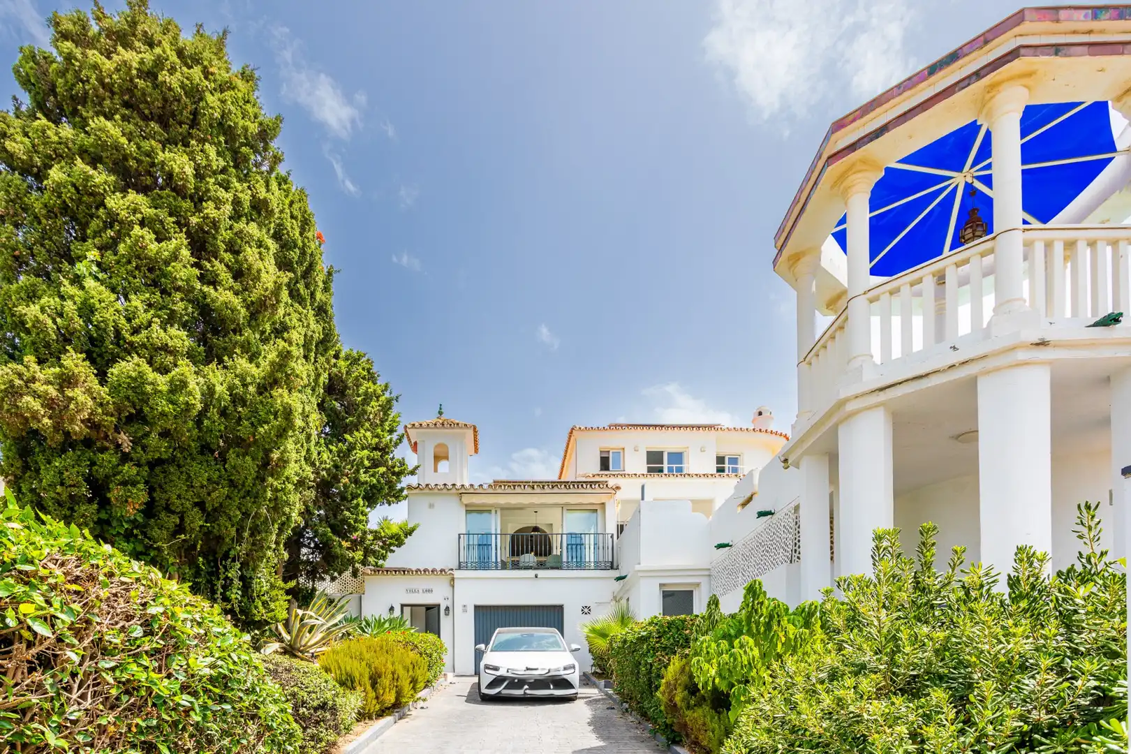 Exterior view of Houses for sale in Mijas  with Air Conditioner, Private garden and Terrace
