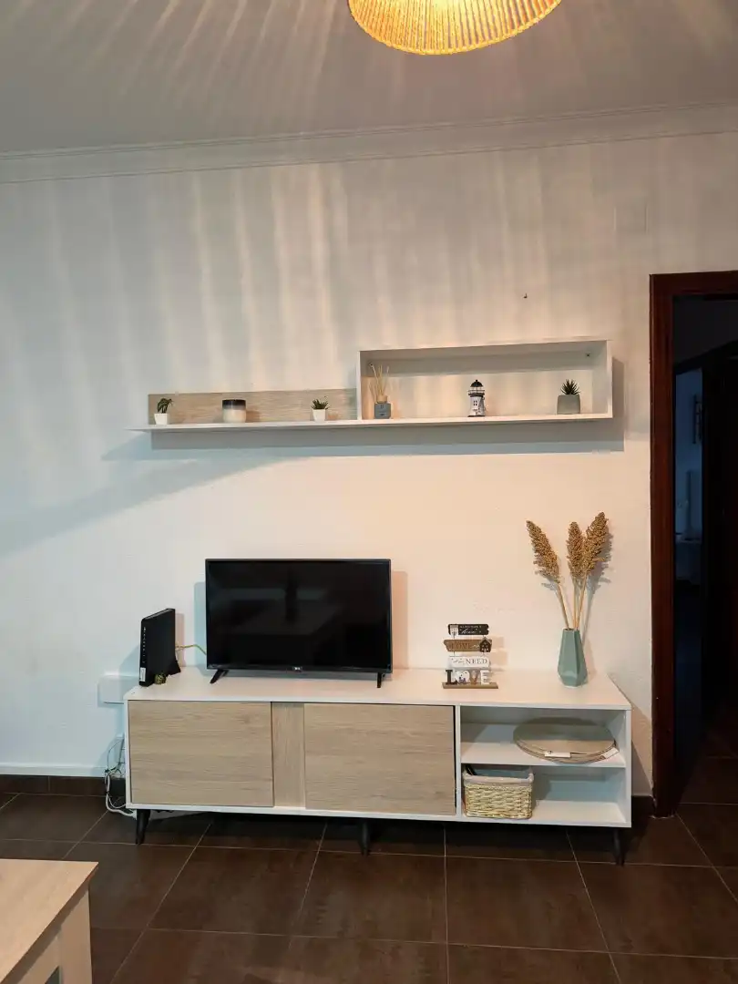 Sala de estar de Casa o chalet de alquiler en L'Ametlla de Mar  con Aire acondicionado, Calefacción y Jardín privado