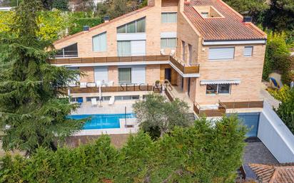 Vista exterior de Casa o xalet en venda en Vallromanes amb Calefacció, Jardí privat i Parquet