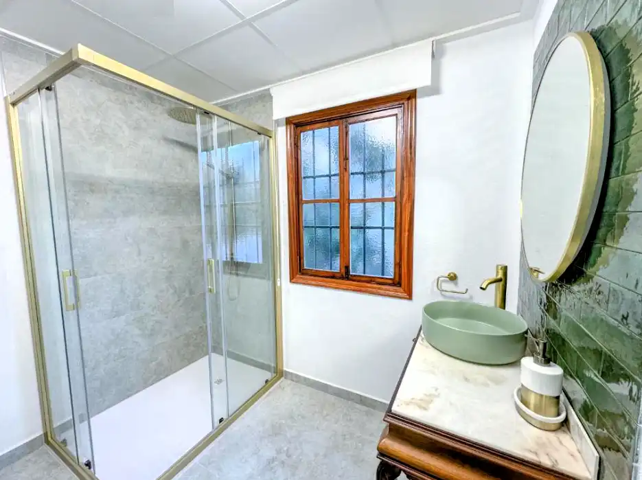 Baño de Finca rústica en venta en Xàtiva con Aire acondicionado, Calefacción y Jardín privado