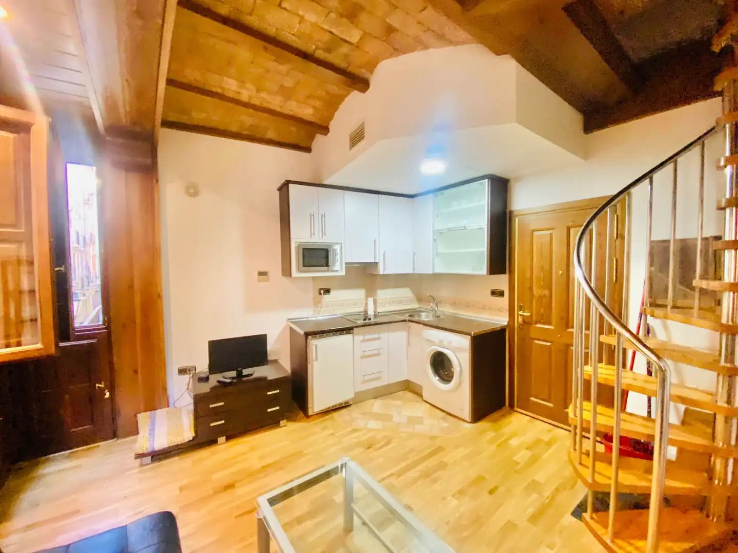 Kitchen of Duplexes for rent in  Granada Capital  with Air Conditioner, Heating and Parquet flooring