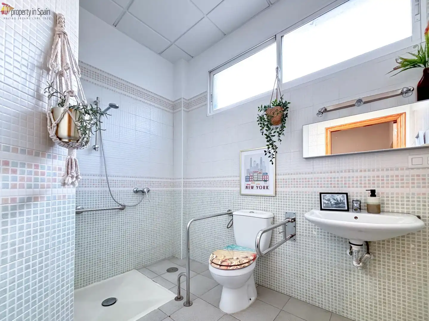 Baño de Piso para compartir en San Vicente del Raspeig / Sant Vicent del Raspeig con Aire acondicionado, Calefacción y Jardín privado