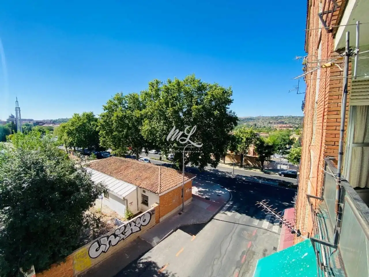 Vista exterior de Piso en venta en Toledo con Calefacción, Parquet y Terraza