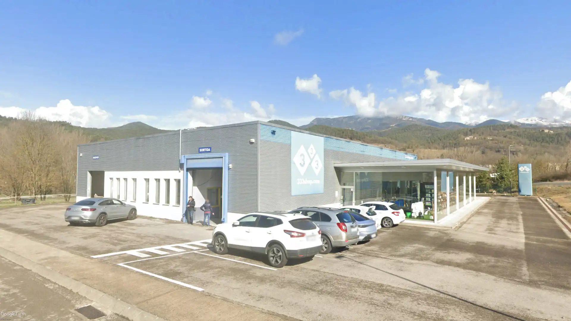 Exterior view of Industrial buildings for sale in Ripoll  with Alarm