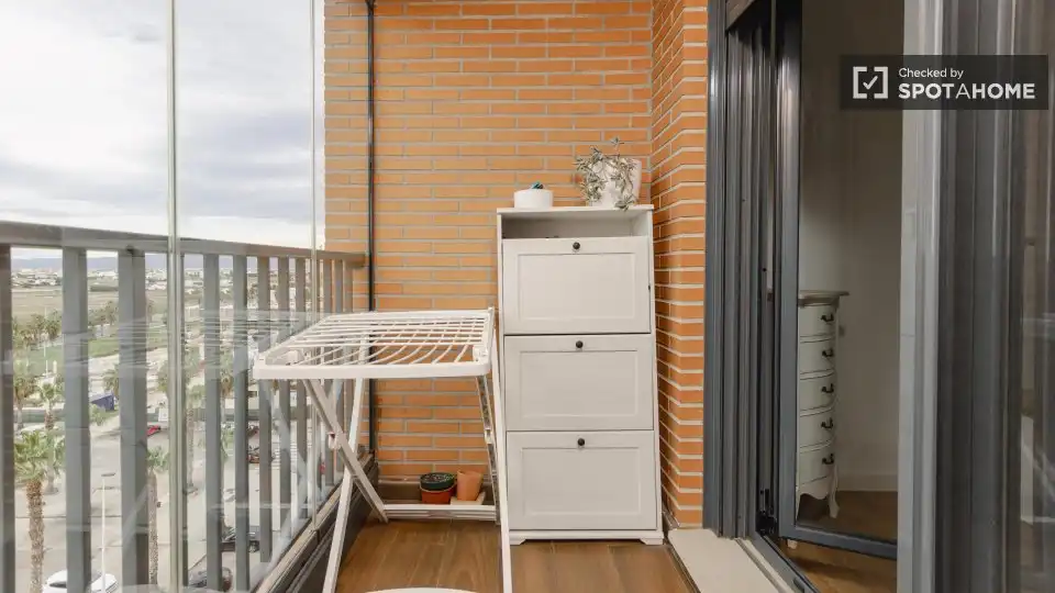 Appartamento con terrazza in affitto a La Patacona, imagen 18