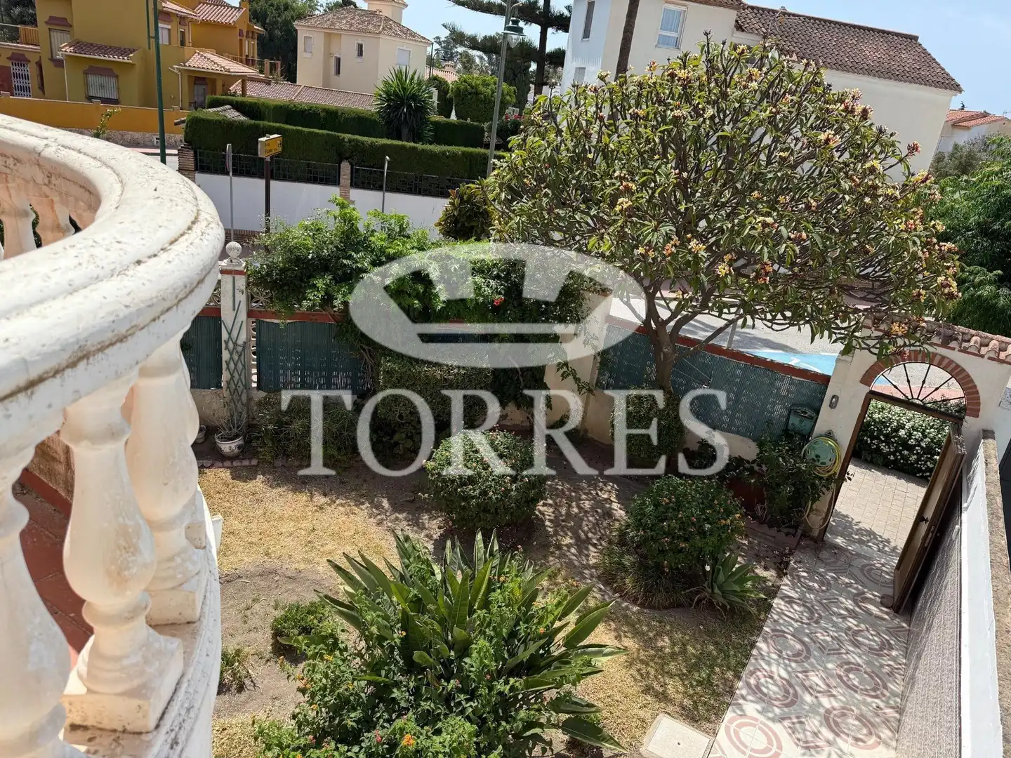 Jardín de Casa adosada en venta en Málaga con Terraza, Balcón y Piscina comunitaria