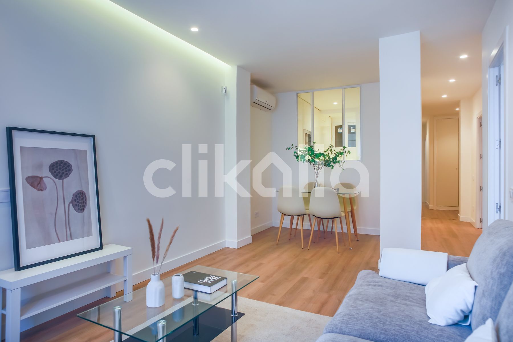 Sala de estar de Piso en venta en  Madrid Capital con Aire acondicionado, Calefacción y Terraza