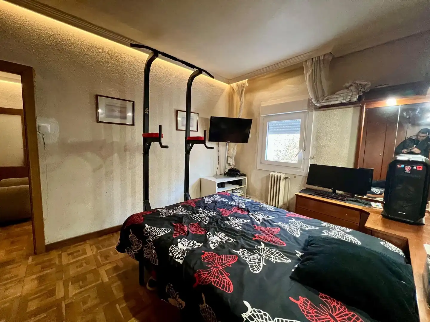 Bedroom of Flat for sale in  Pamplona / Iruña  with Heating