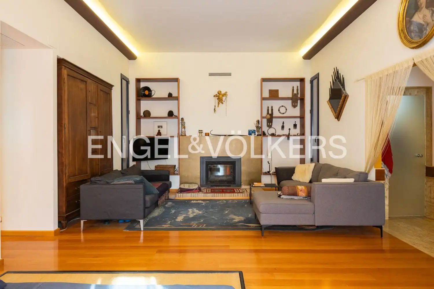 Sala de estar de Casa o chalet en venta en Gilet con Aire acondicionado, Calefacción y Jardín privado