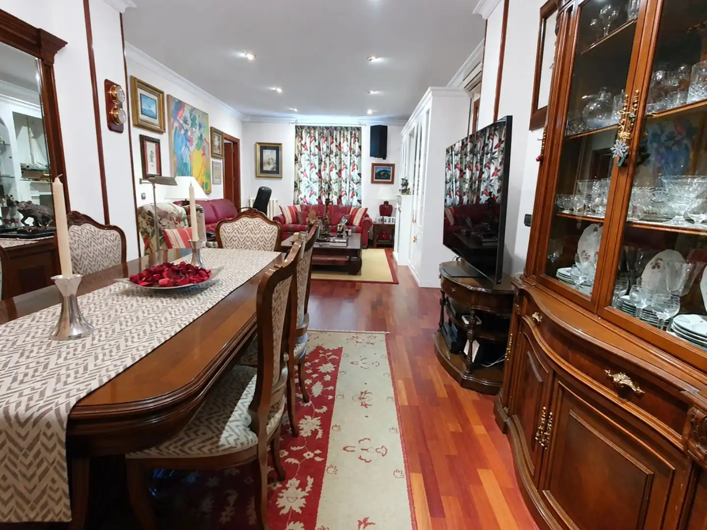 Living room of Flat for sale in  Madrid Capital  with Air Conditioner