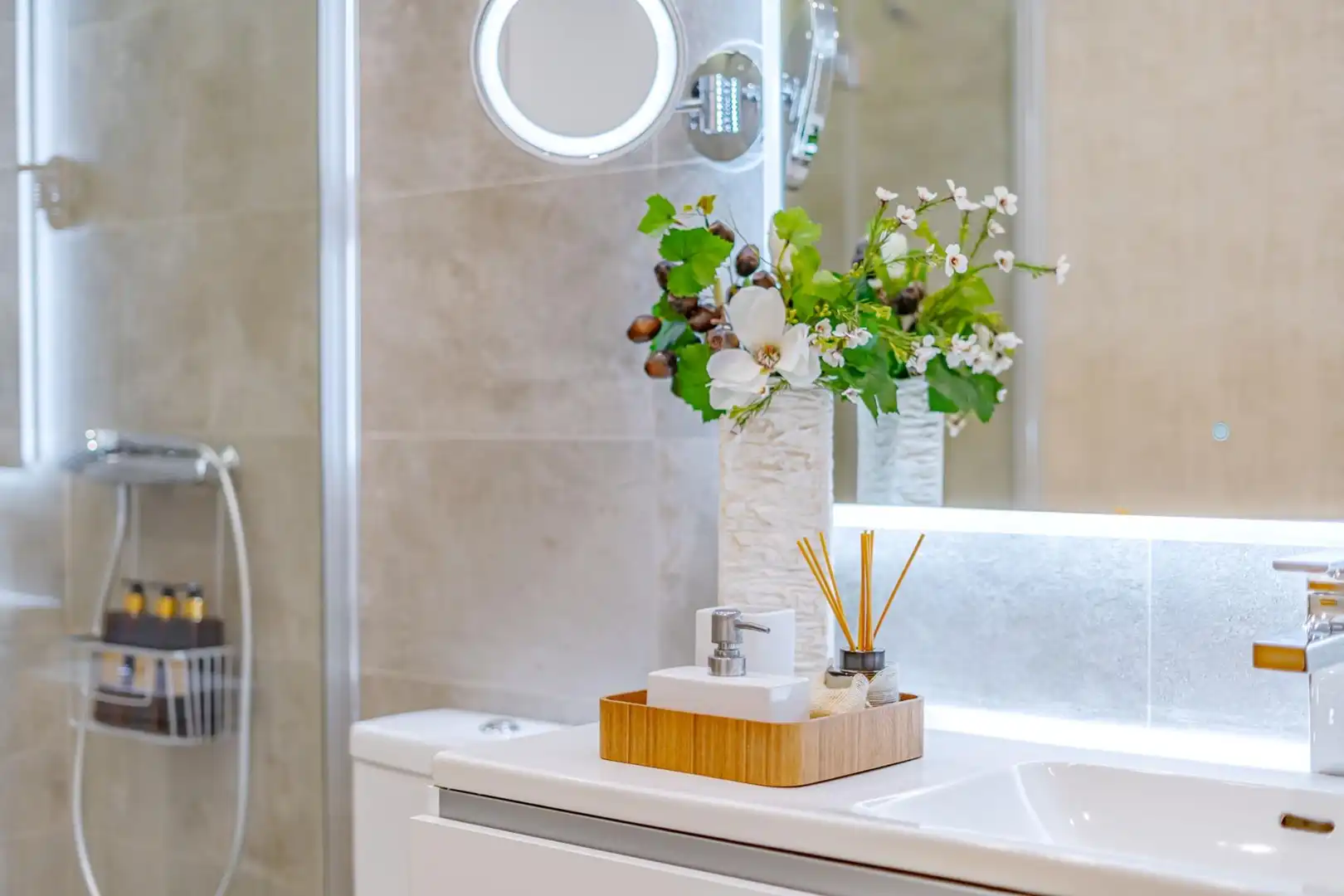 Badezimmer von Wohnung zum Verkauf in Boadilla del Monte mit Klimaanlage, Heizung und Terrasse