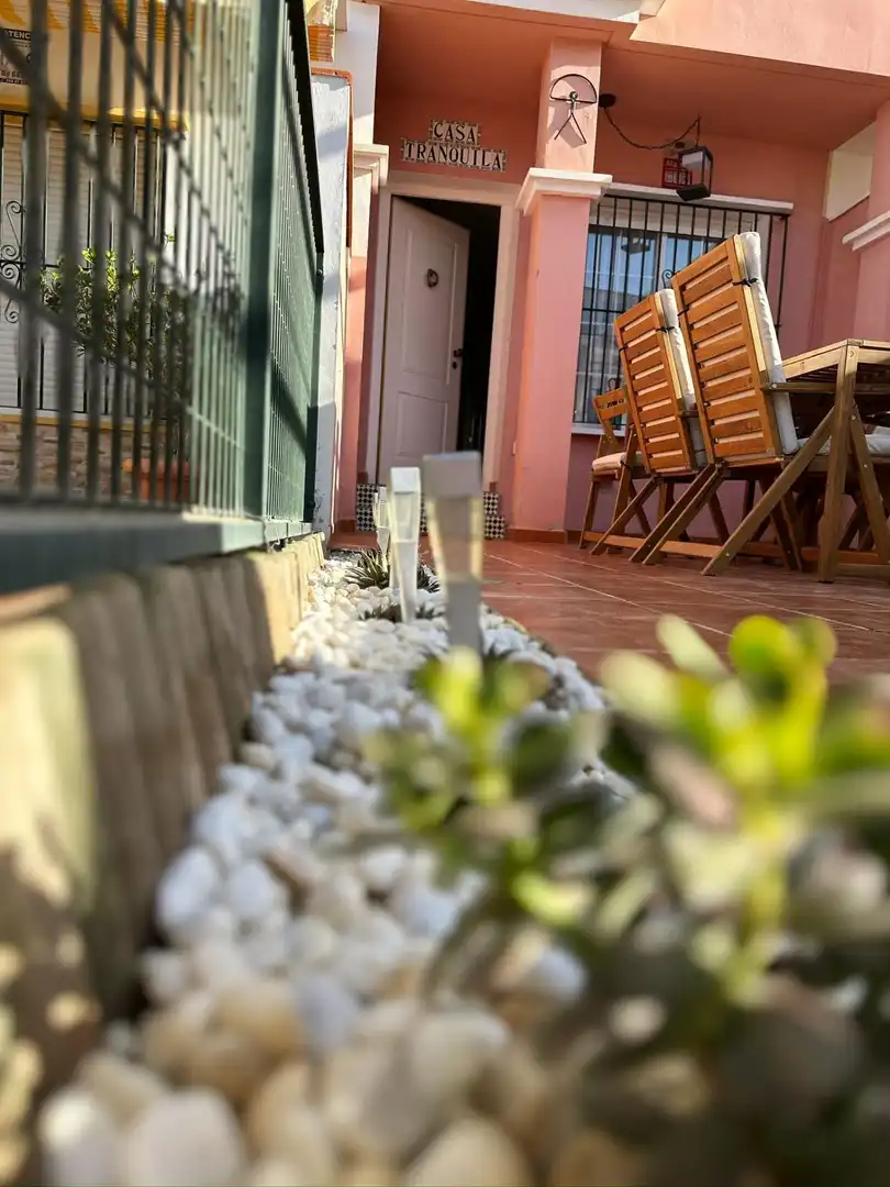 Terrasse von Maisonette zur Miete in Pulpí mit Klimaanlage und Gemeinschaftspool